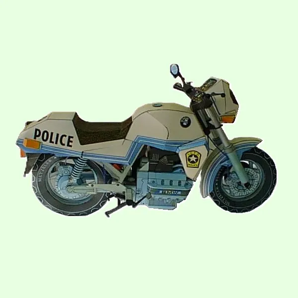 Papierový model - Policajný motocykel BMW K-100