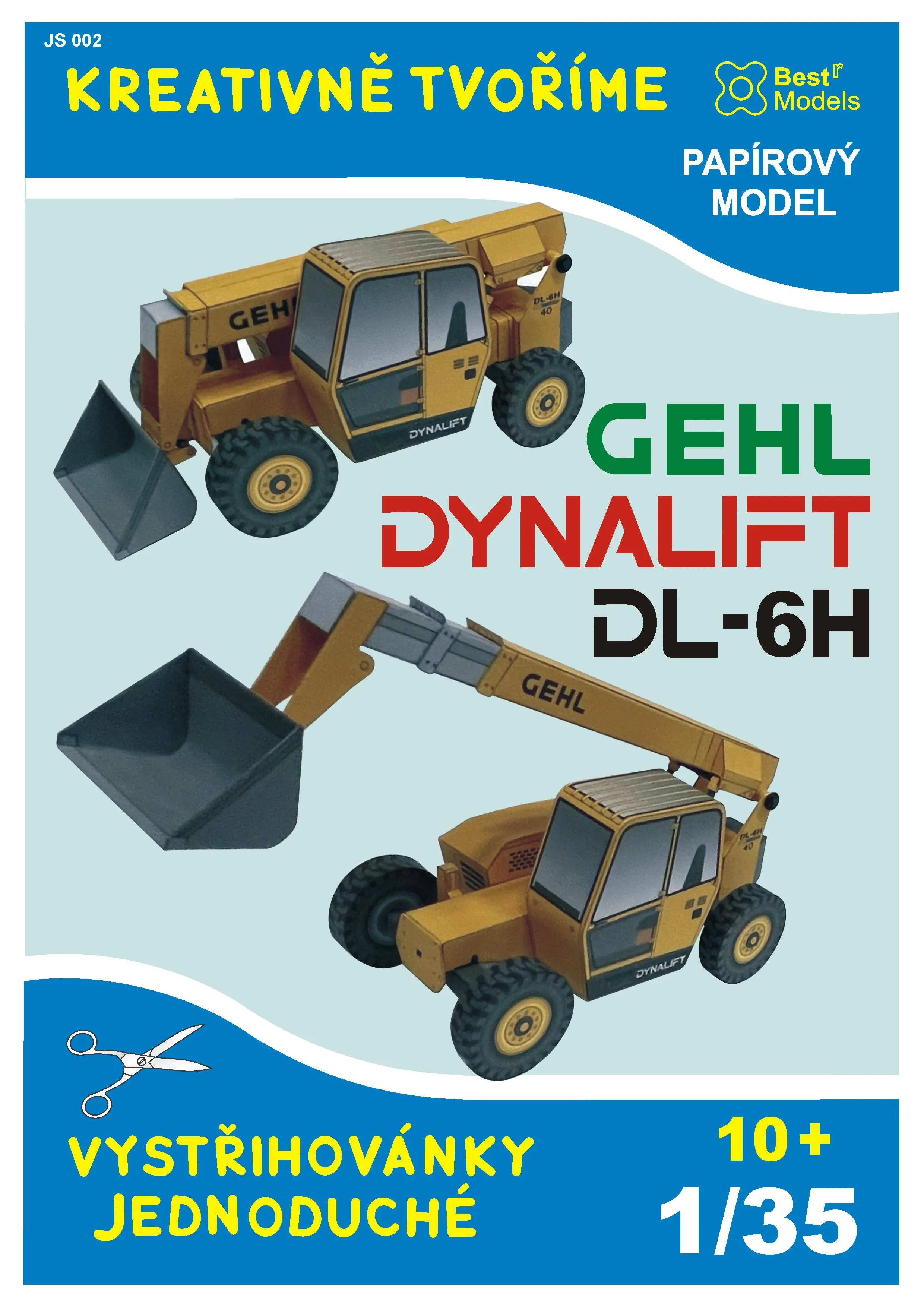 Papierový model - Nakladač Gehl Dinalift DL-6H