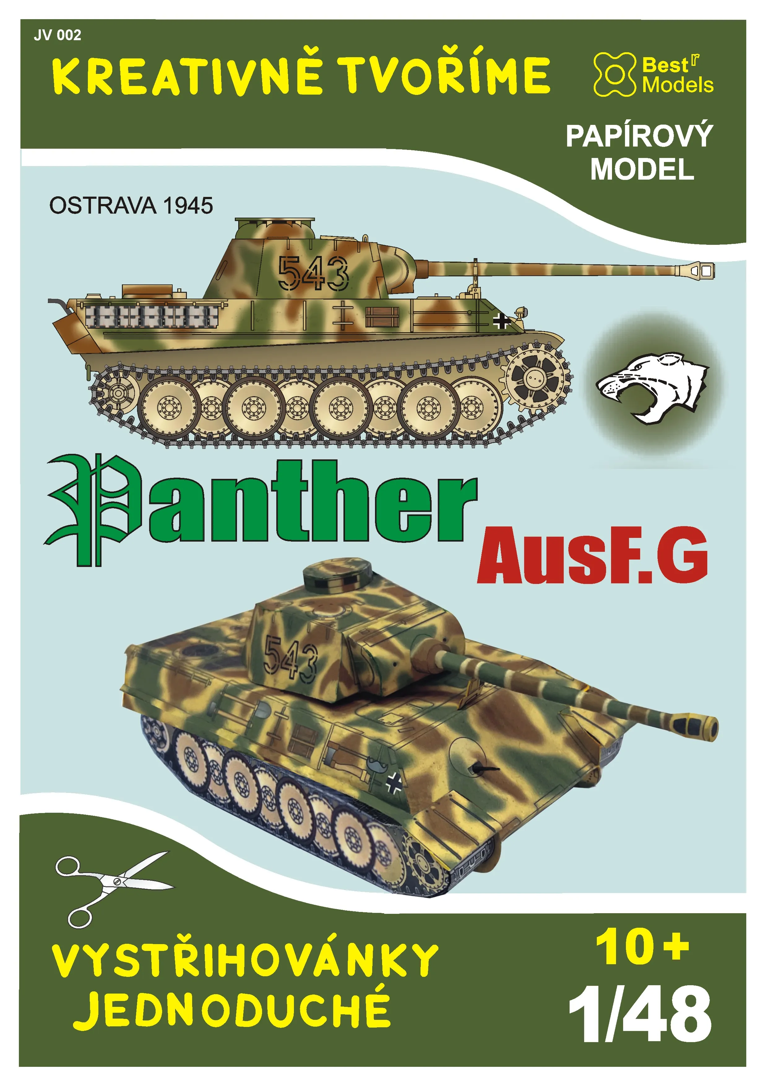 Papierový model - Tank Panther Ausf.G