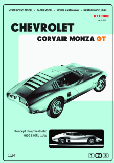 Papierový model - Chevrolet Corvair Monza GT