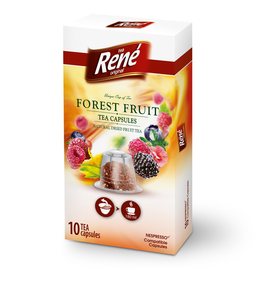 René čaj lesné ovocie kapsle pre Nespresso 10ks